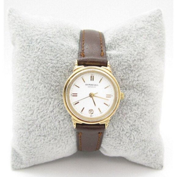 Women Raymond Weir Geneve Quartz WR Analog 25mm Dial Causal Round Watch (G280)